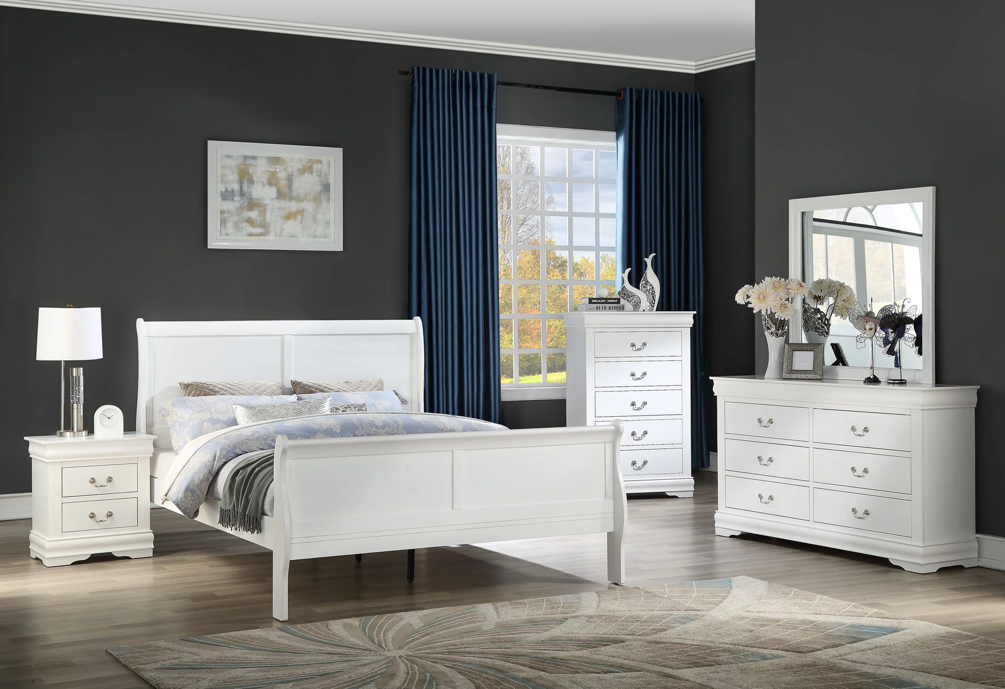 Louis Philip - Dresser - White - Image 3
