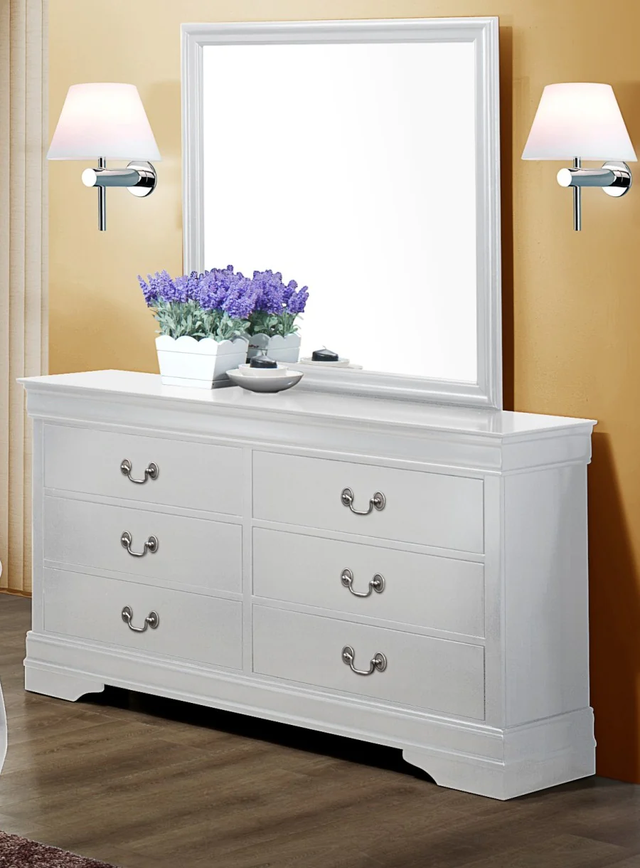 Louis Philip White Bedroom Sets by Crown Mark - Image 4