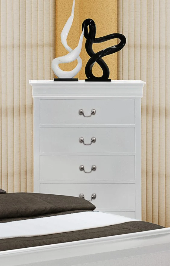 Louis Philip White Bedroom Sets by Crown Mark - Image 5