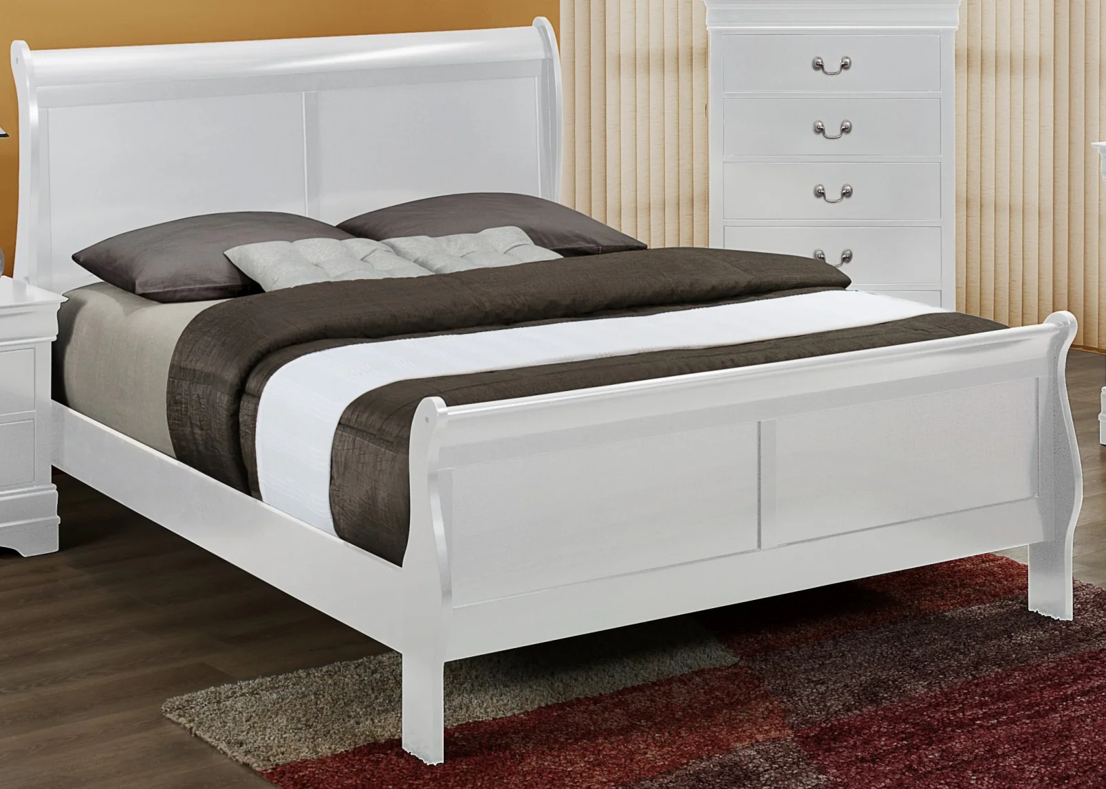 Louis Philip White Bedroom Sets by Crown Mark - Image 6