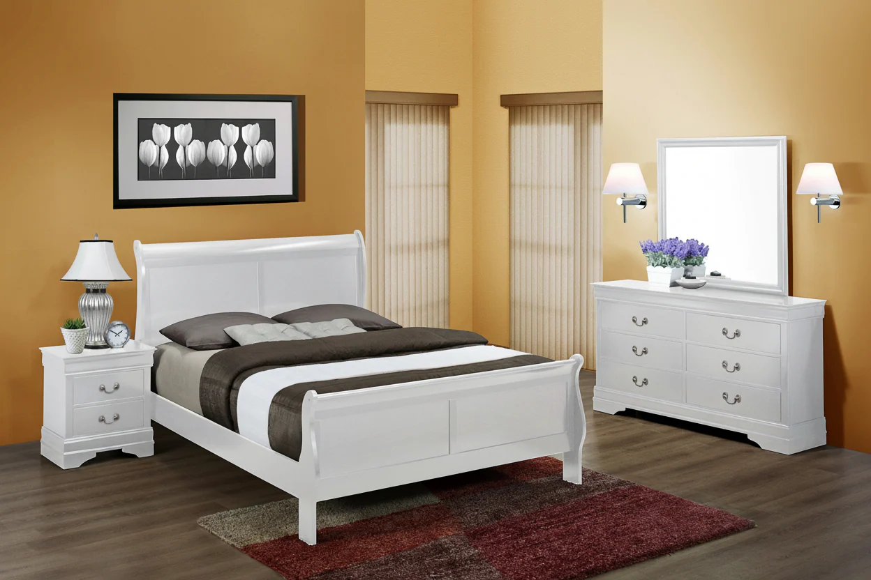 Louis Philip White Bedroom Sets by Crown Mark - Image 7