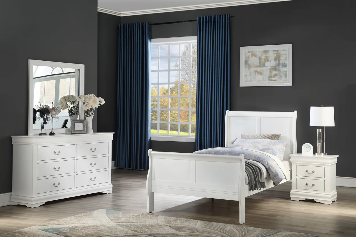 Louis Philip White Bedroom Sets by Crown Mark - Image 9