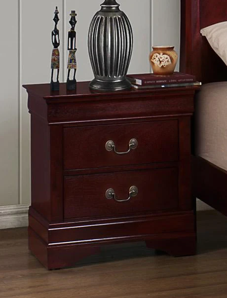 Louis Philip Cherry Bedroom Sets by Crown Mark - Image 4