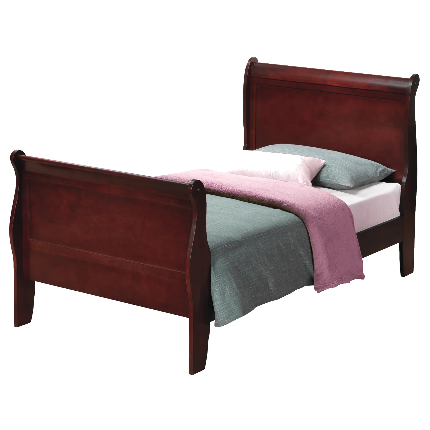 Louis Philip Cherry Bedroom Sets by Crown Mark - Image 7