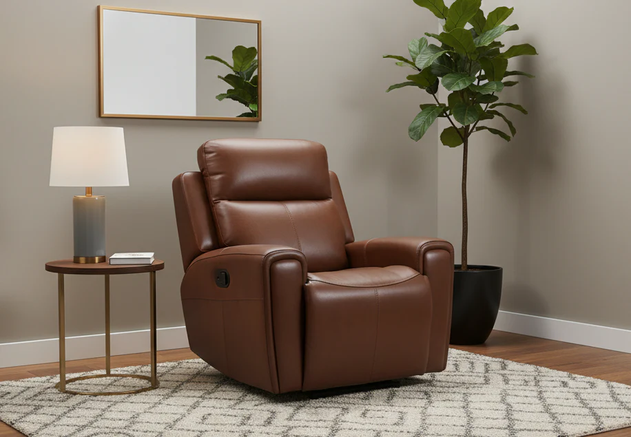 LR7660CHL Chocolate Leather Reclining Living Room Set - Image 3