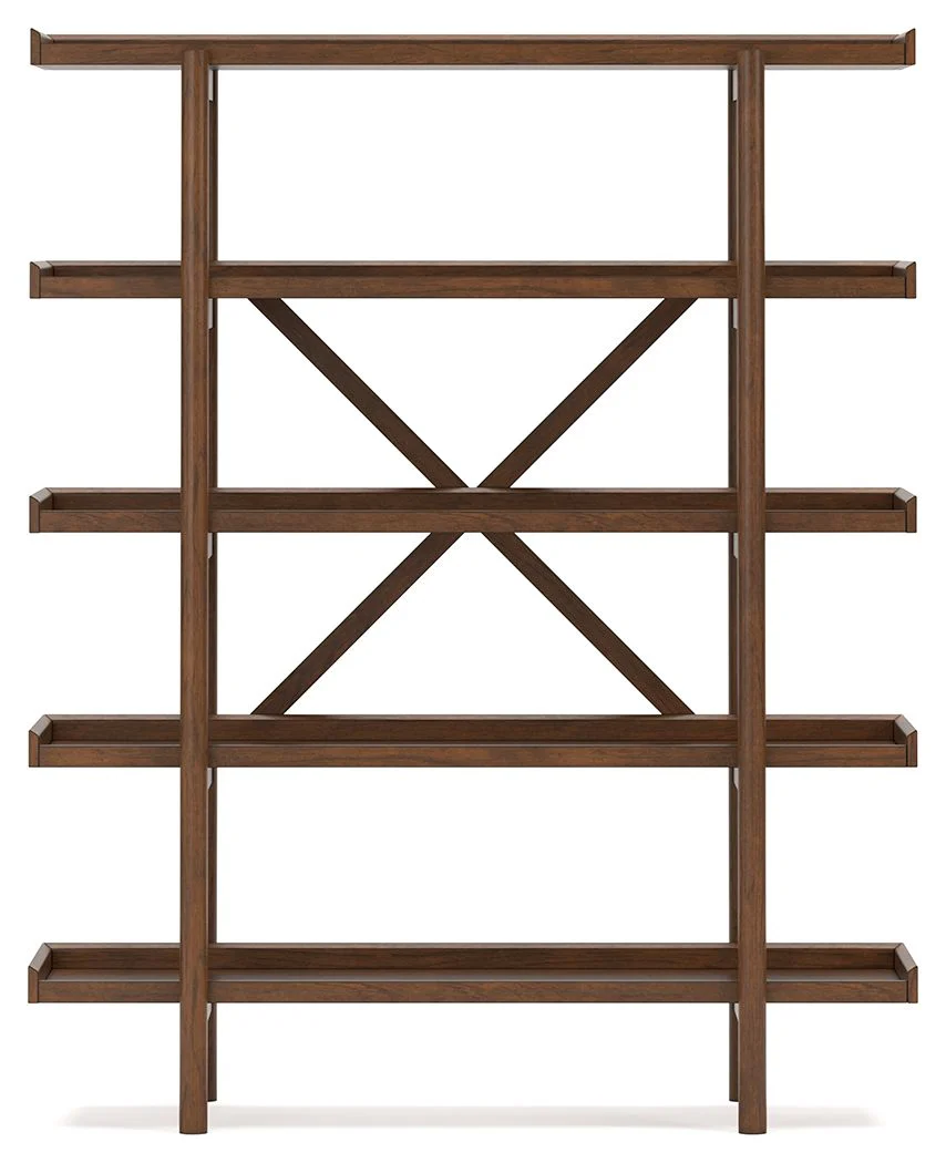 Lyncott - Bookcase - Brown - Image 4