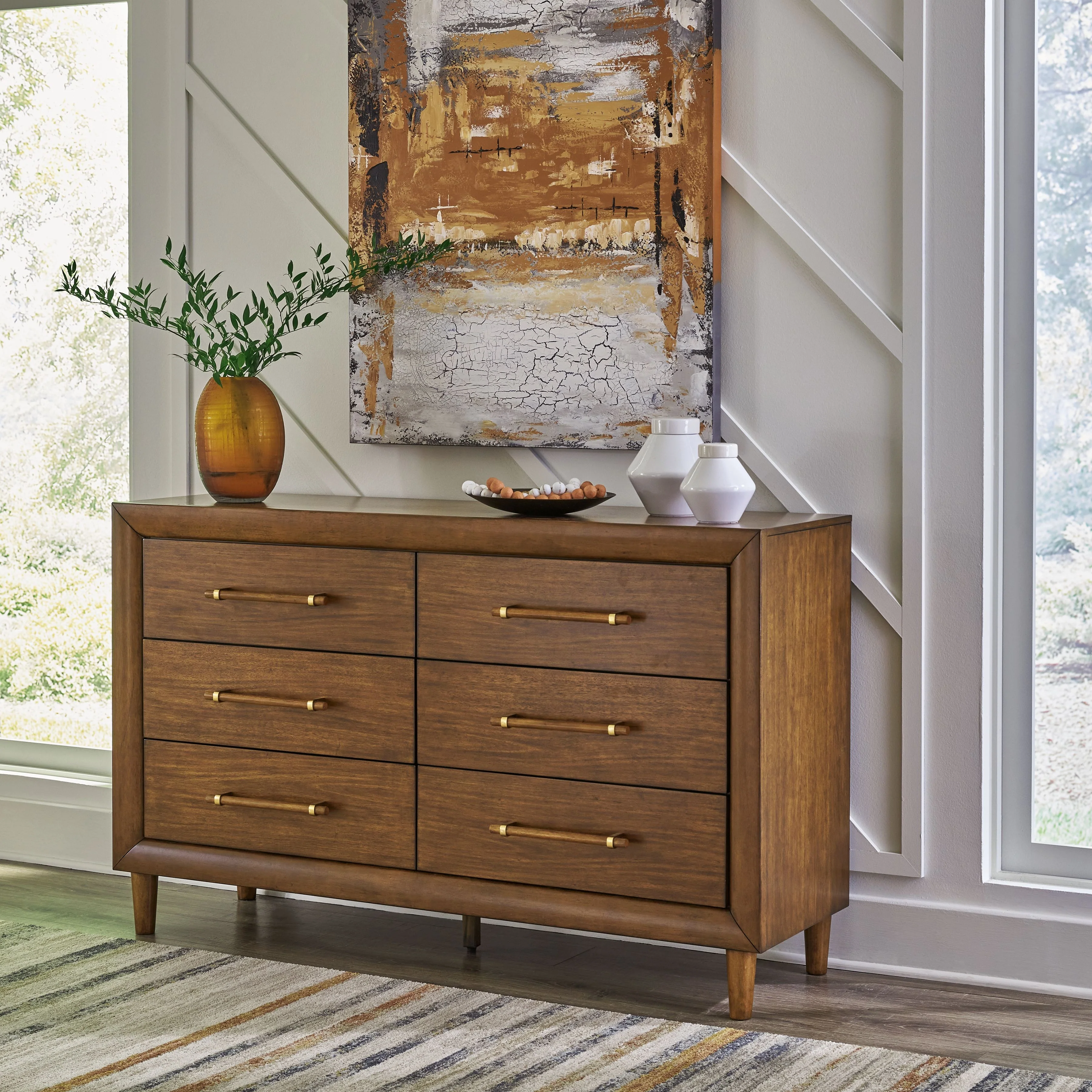 Lyncott - Dresser - Brown - Image 2