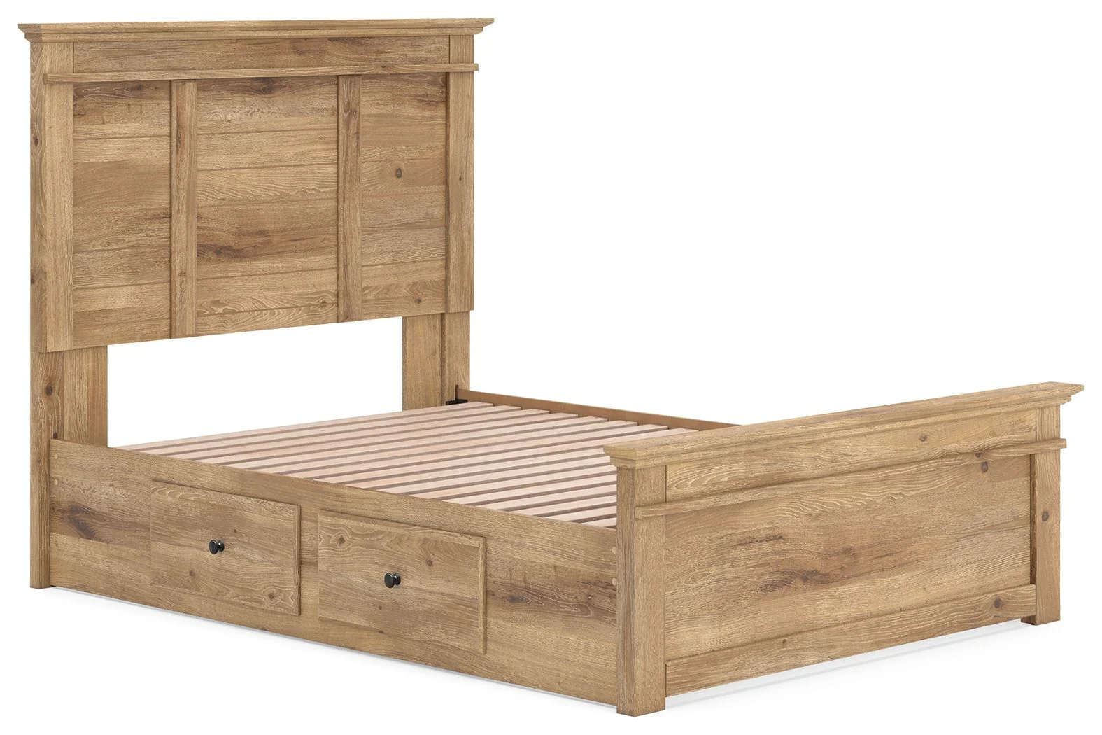 Makidern - Panel Storage Bed With 2 Under Bed Storage Units - Image 12