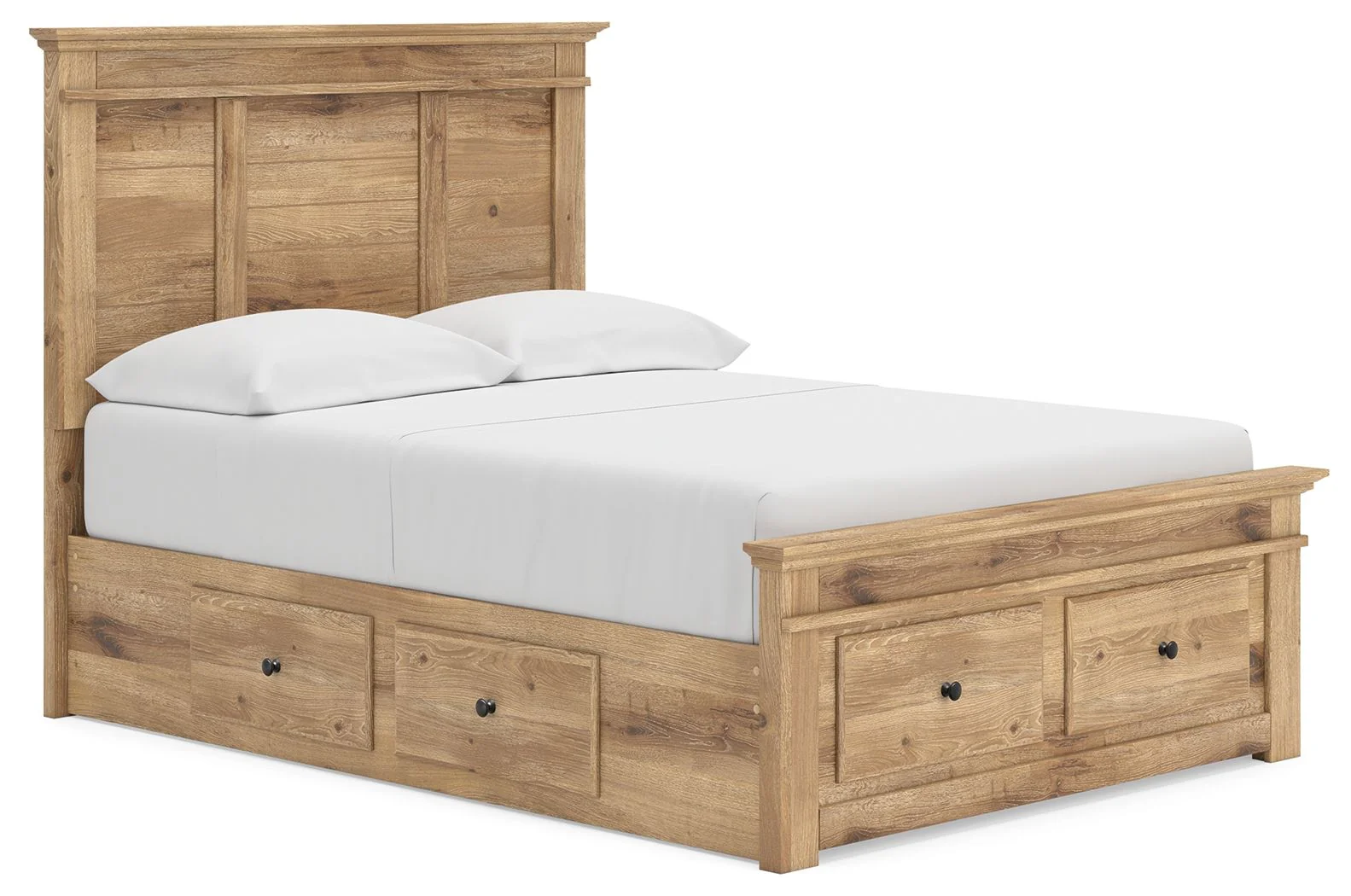Makidern - Panel Storage Bed With 2 Under Bed Storage Units - Image 4