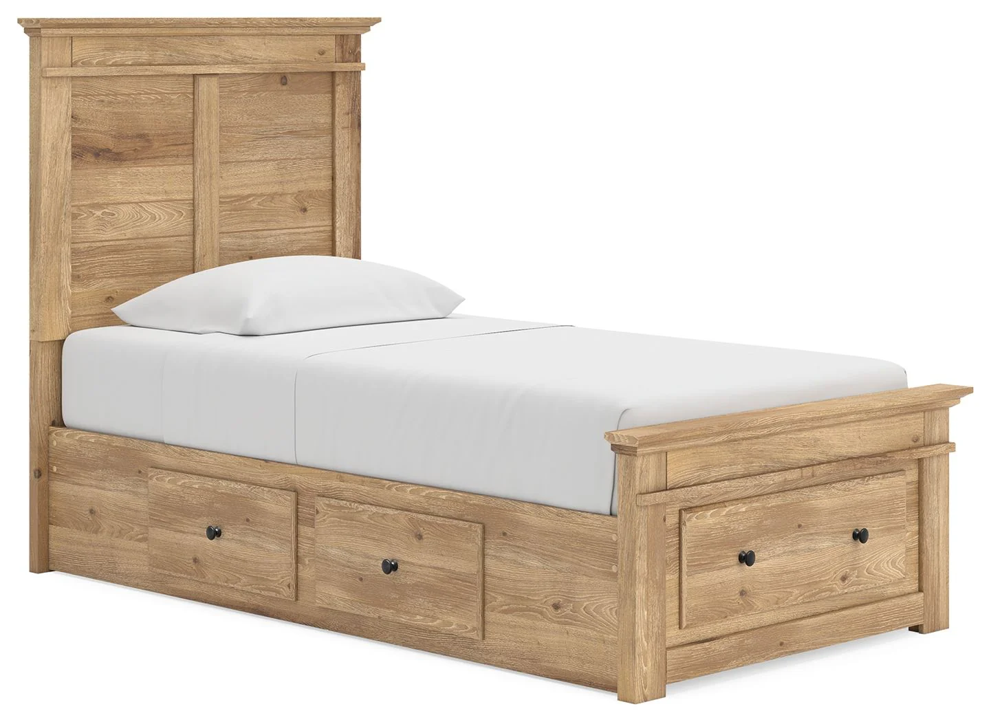Makidern - Panel Storage Bed With 2 Under Bed Storage Units - Image 5