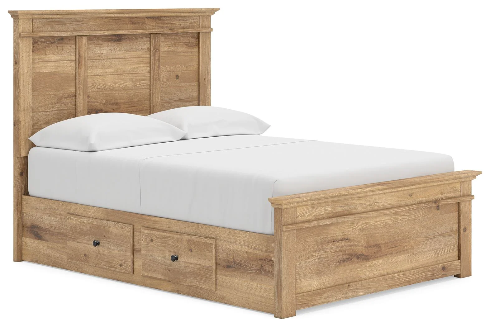 Makidern - Panel Storage Bed With 2 Under Bed Storage Units - Image 6