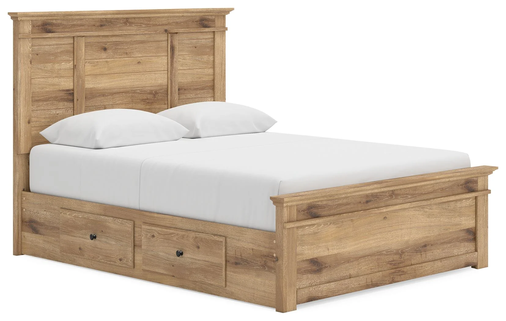 Makidern - Panel Storage Bed With 2 Under Bed Storage Units - Image 7