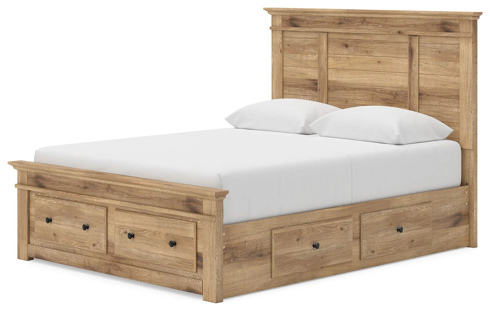 Makidern - Panel Storage Bed With 2 Under Bed Storage Units - Image 9