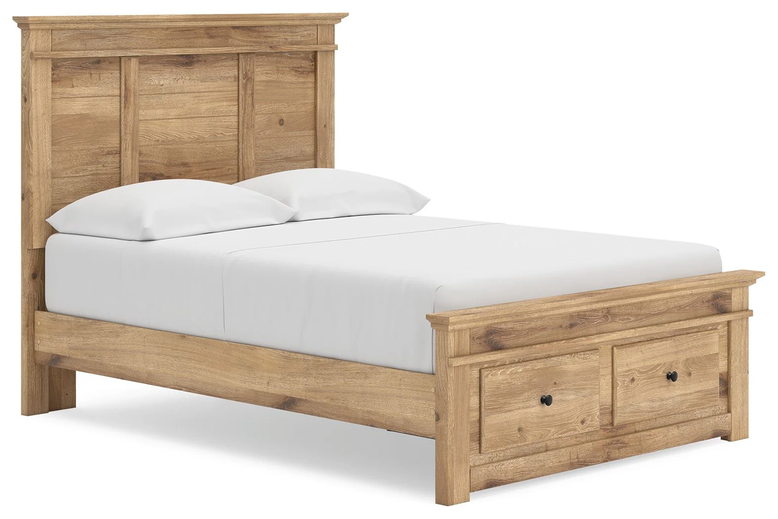 Makidern - Panel Storage Bed With Storage Footboard - Image 3