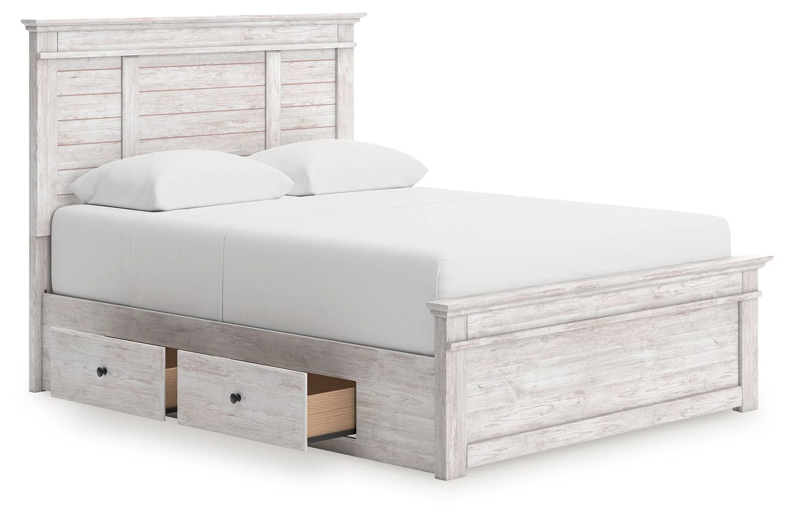 Makidern - Panel Storage Bed With Under Bed Storage Unit - Image 11