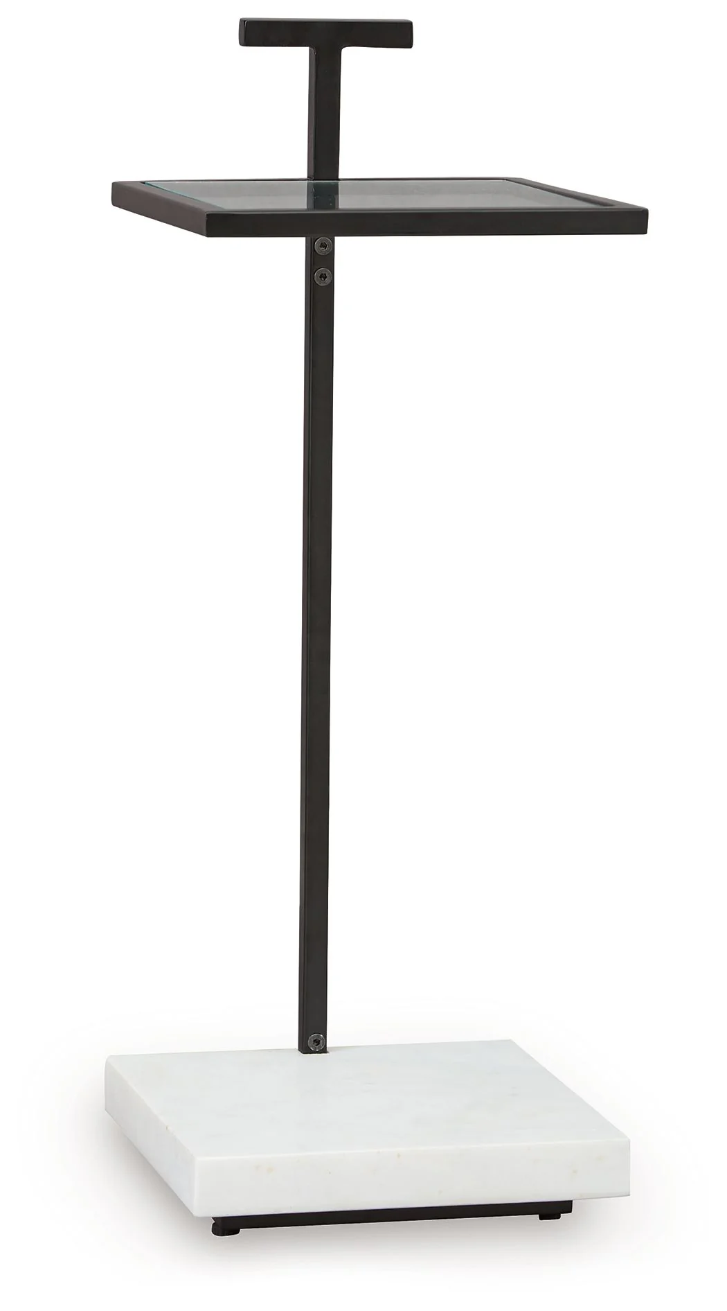 Mannill - Accent Table - Black / White