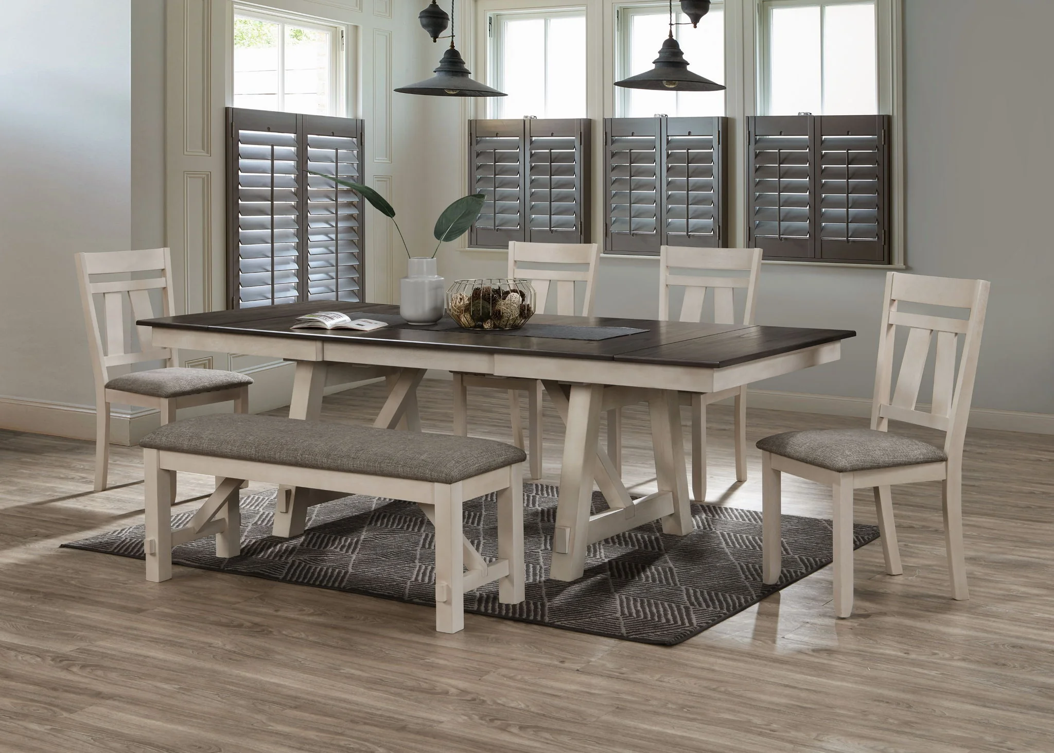 Maribelle - Bench - Antique White - Image 3