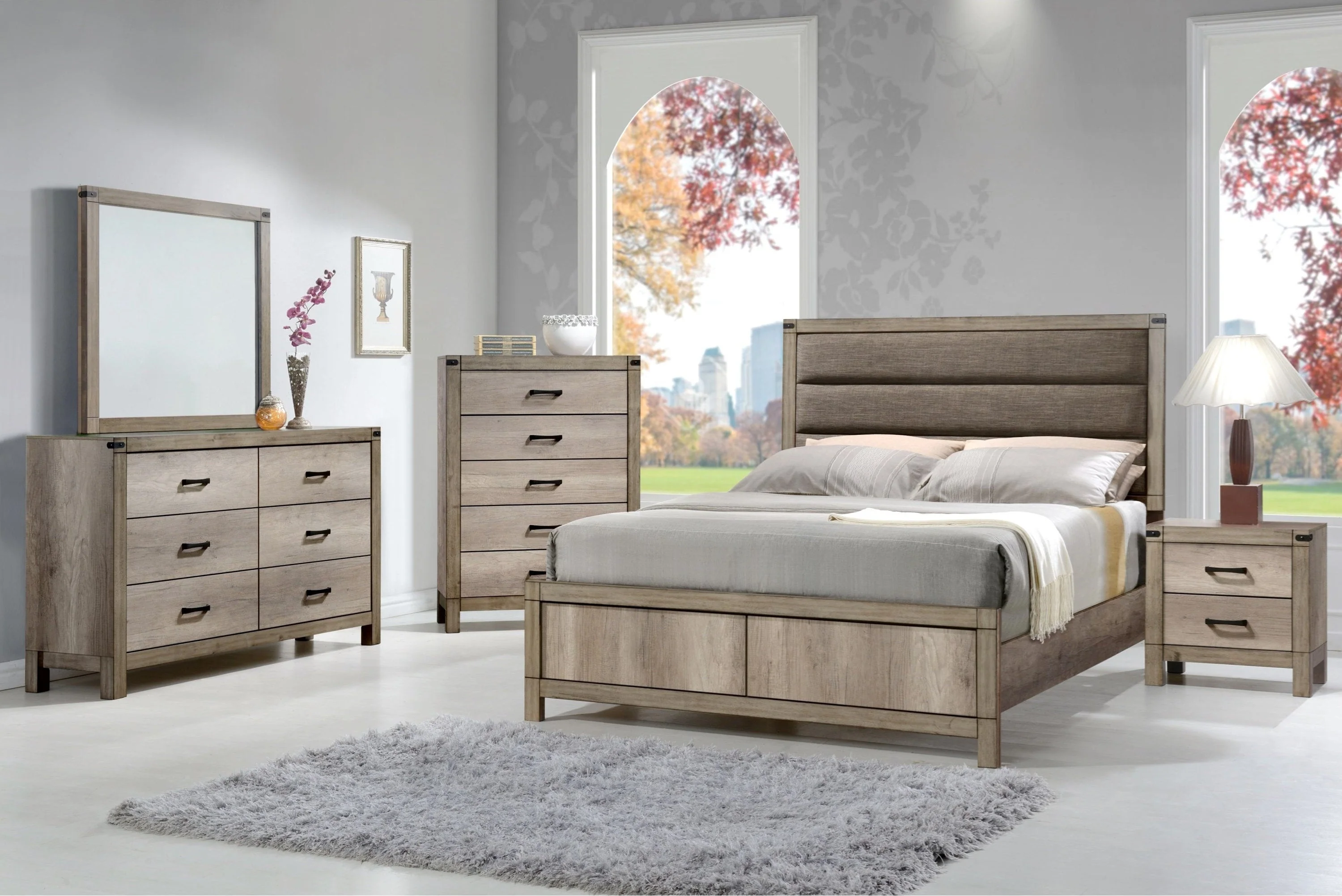 Matteo 5 Piece Bedroom Suite by Crown Mark