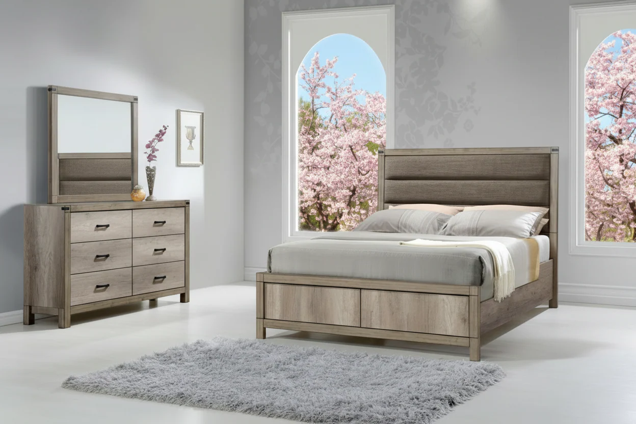 Matteo 5 Piece Bedroom Suite by Crown Mark - Image 3