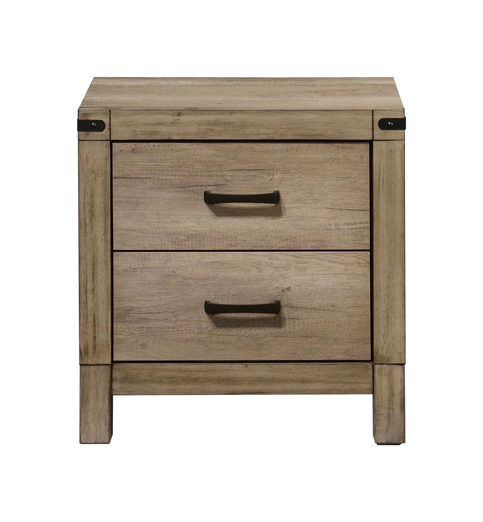 Matteo - Tall Nightstand - Brown - Image 3