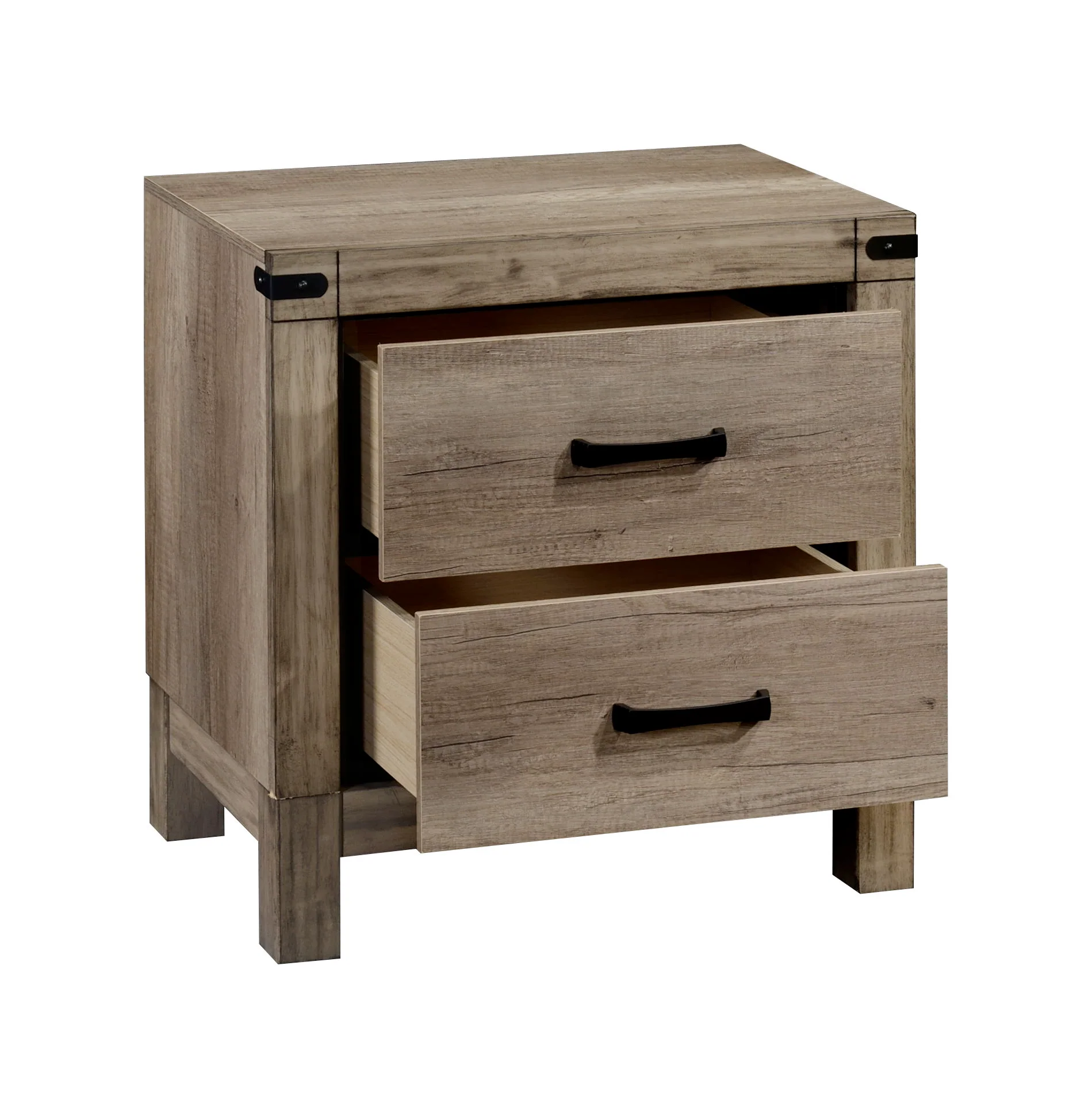 Matteo - Tall Nightstand - Brown - Image 4