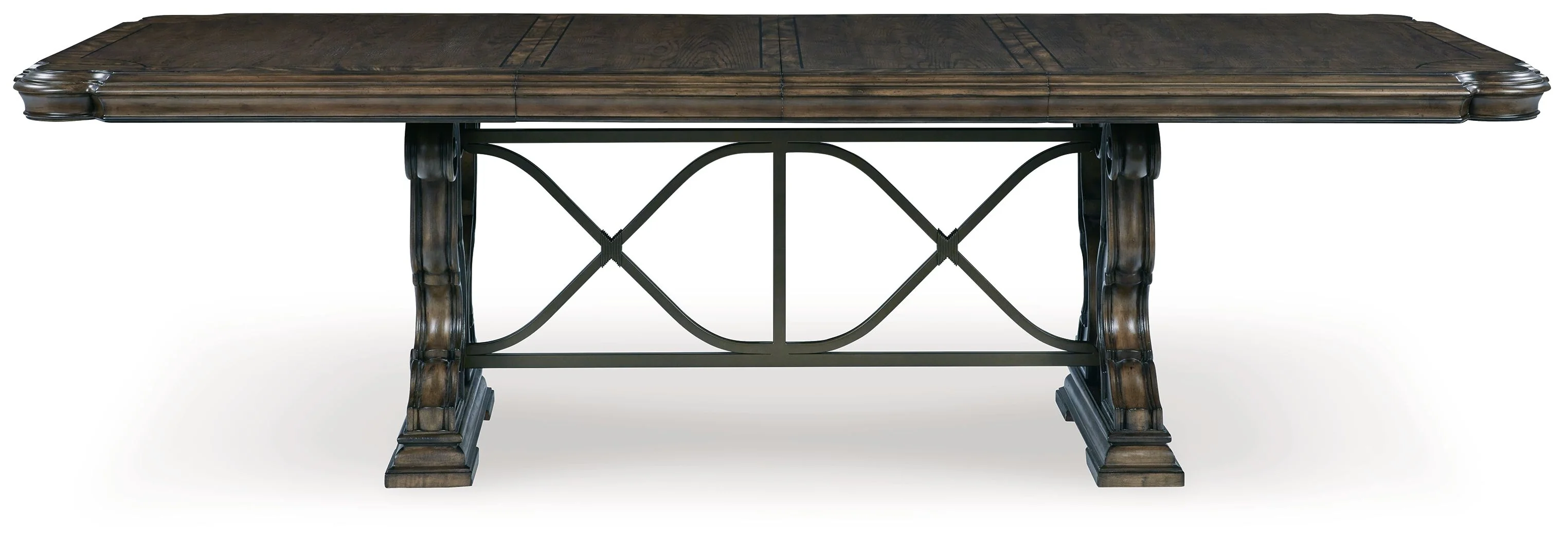 Maylee - Dining Extension Table - Dark Brown - Image 2