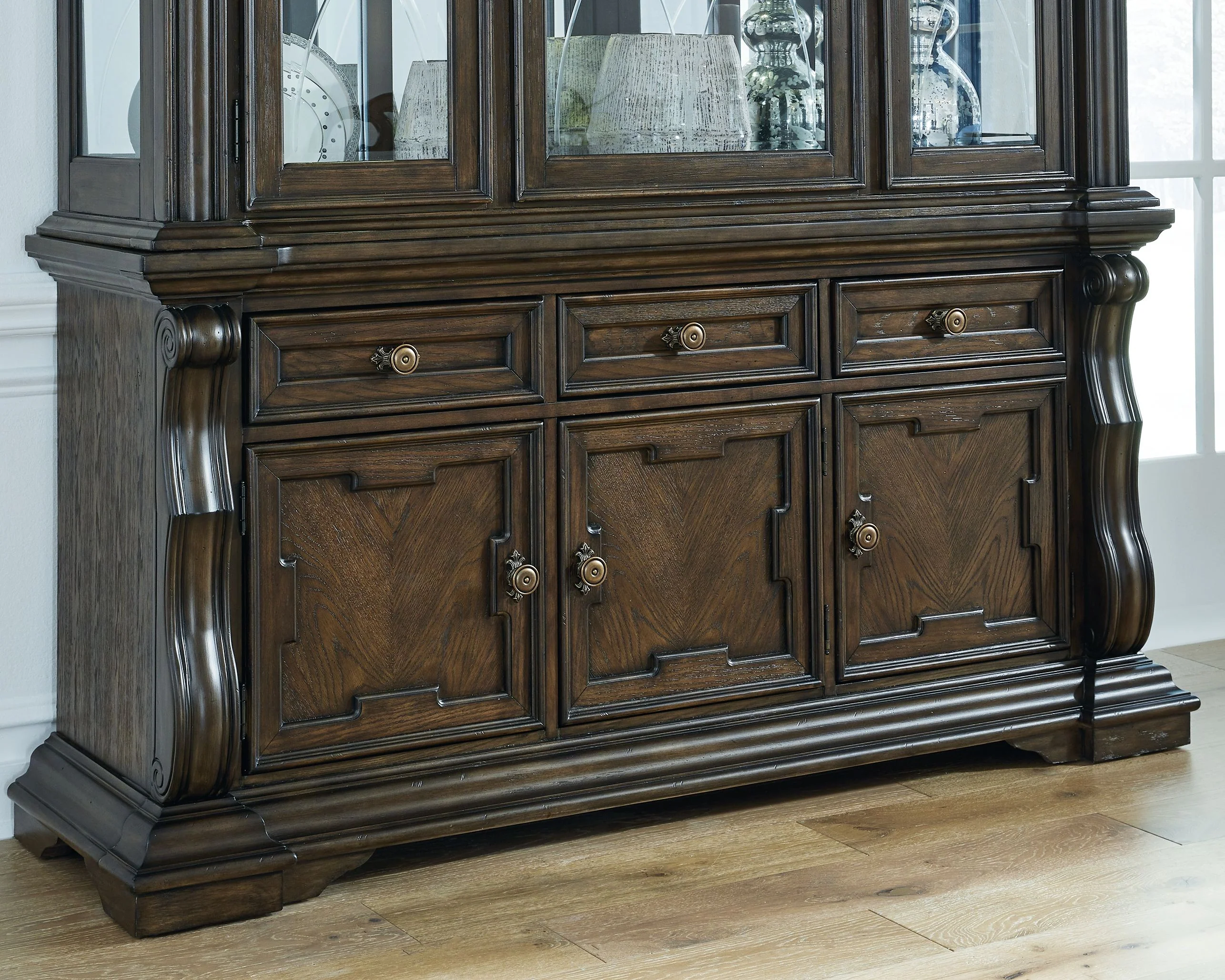 Maylee - Dining Room Buffet - Dark Brown - Image 2