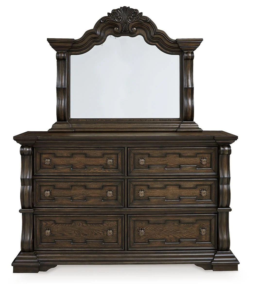Maylee - Dresser And Mirror - Dark Brown - Image 2