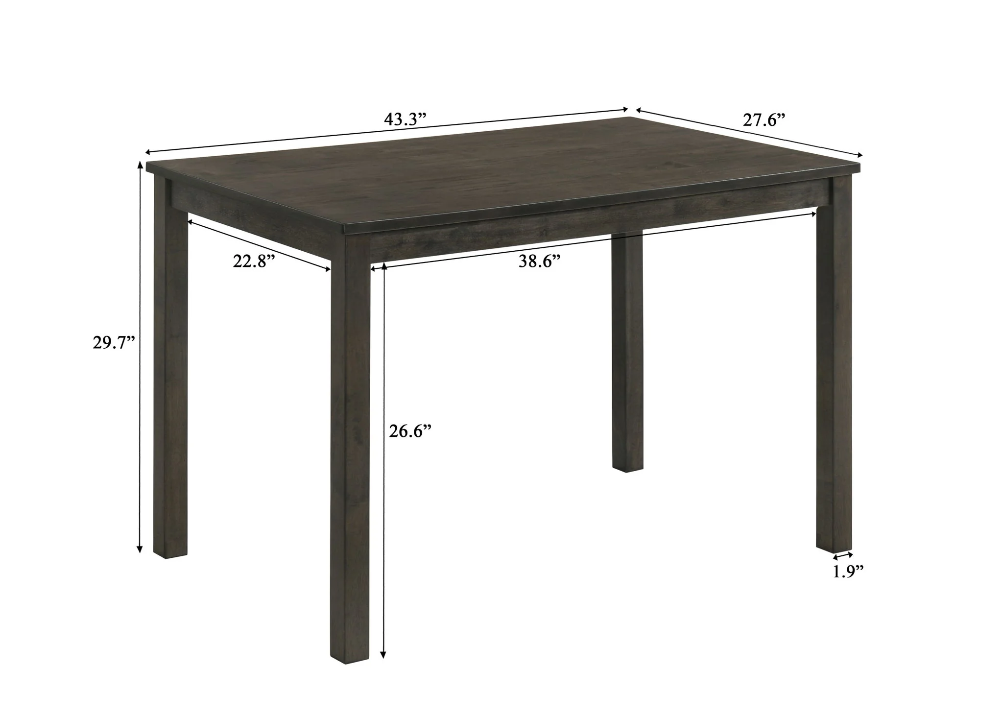 Melshire - 5 Piece Dining Room Set - Dark Brown - Image 4