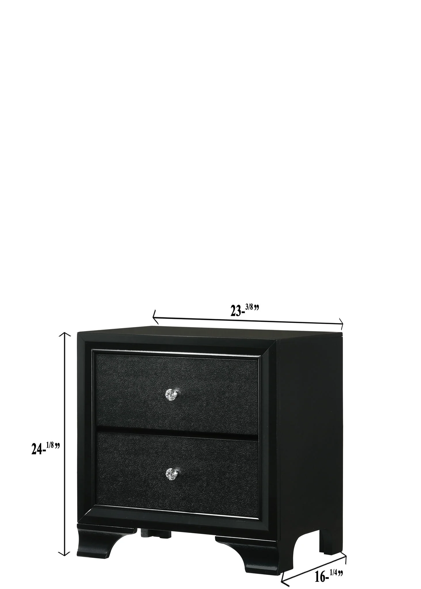 Micah - Nightstand - Black - Image 2