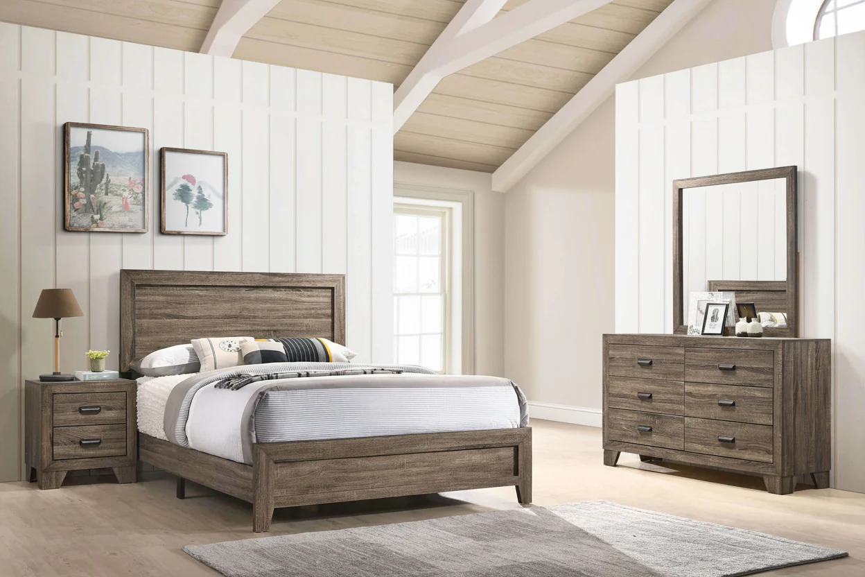 Millie Driftwood Gray/Brown Bedroom Suites B9200 - Image 8
