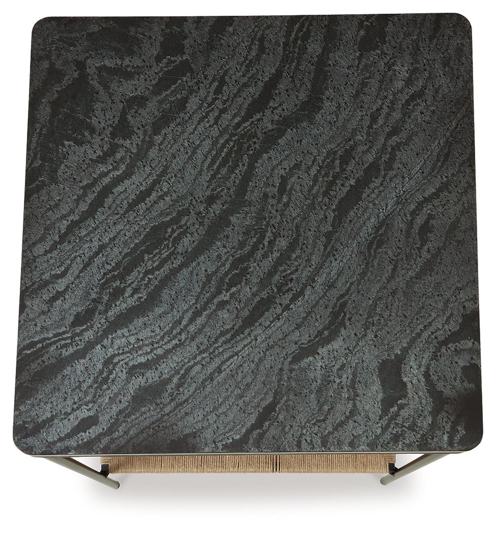 Minrich - Accent Table - Black / Natural - Image 4