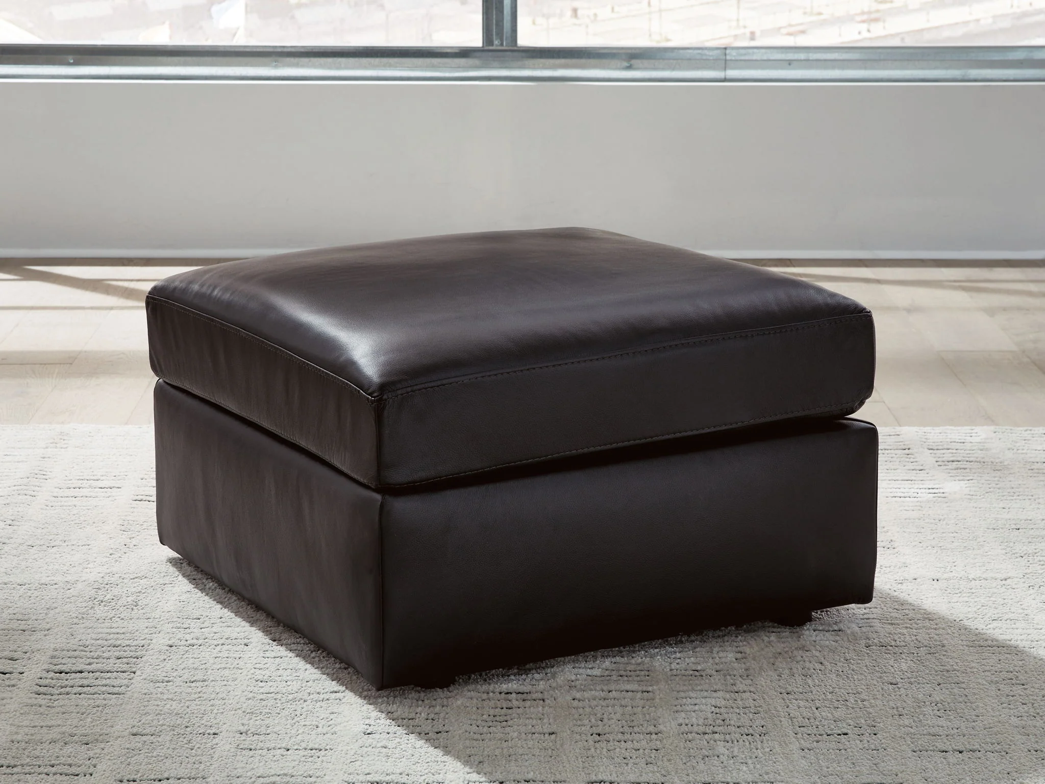 Modmax II - Oversized Accent Ottoman - Black - Image 3