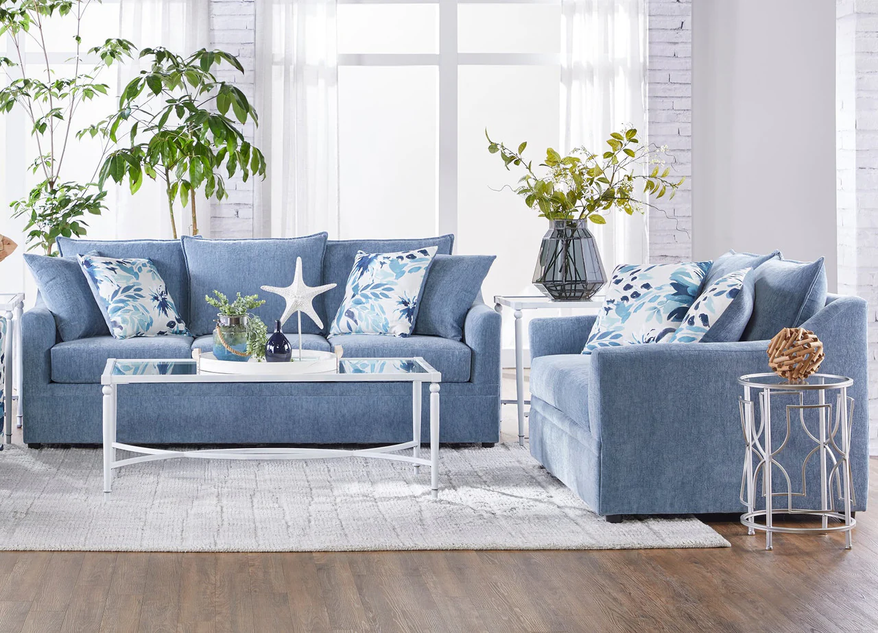 Molly Slate Sofa & Loveseat Set