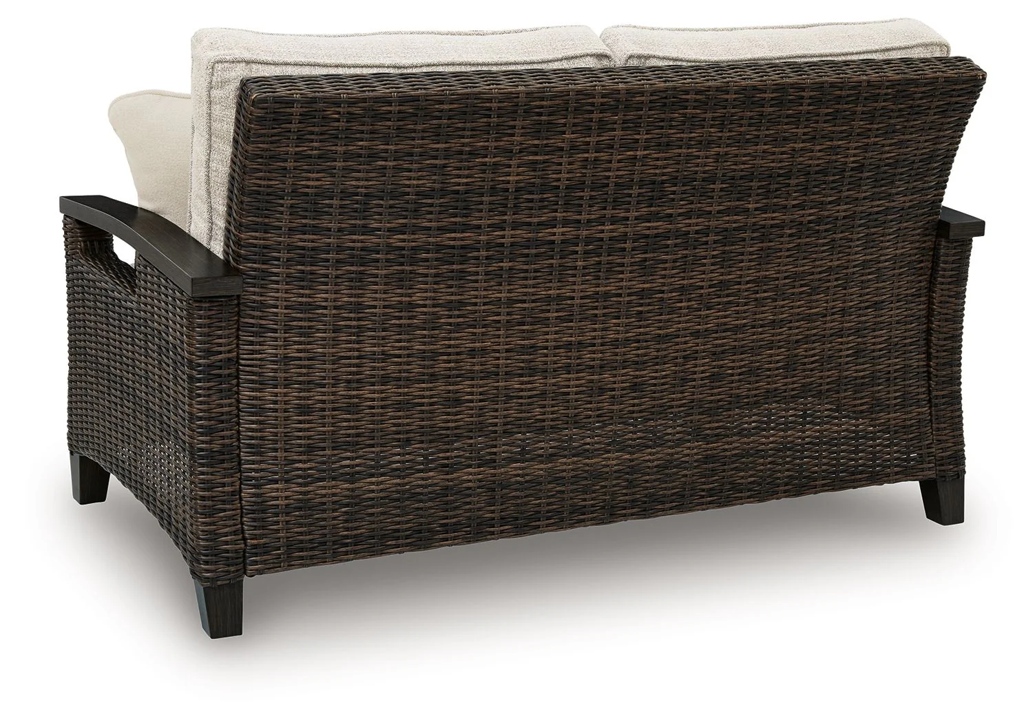 Monterey Point - Loveseat With Cushion - Dark Brown - Image 4