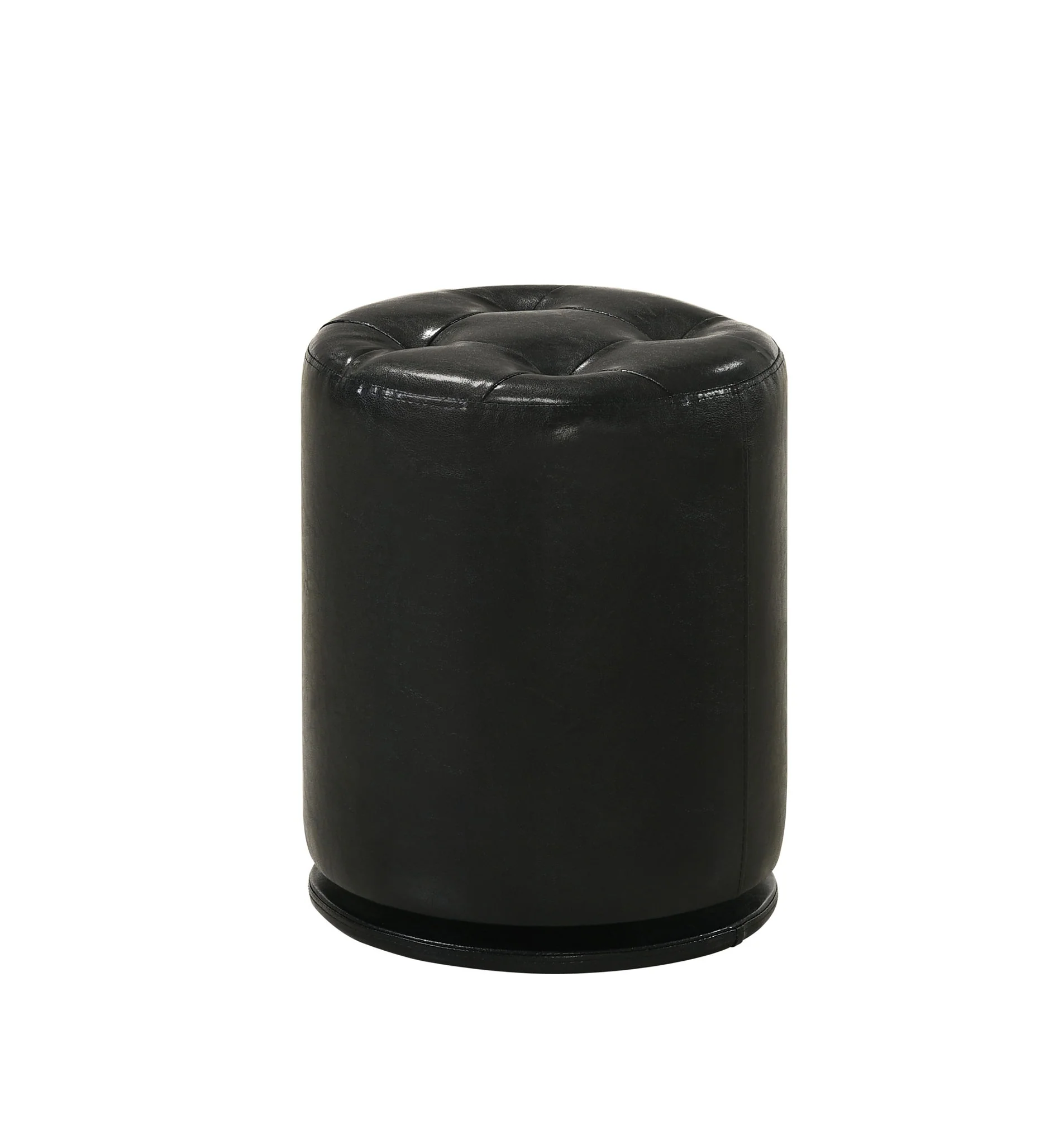 Morgan - Round Swivel Stool - Black - Image 4