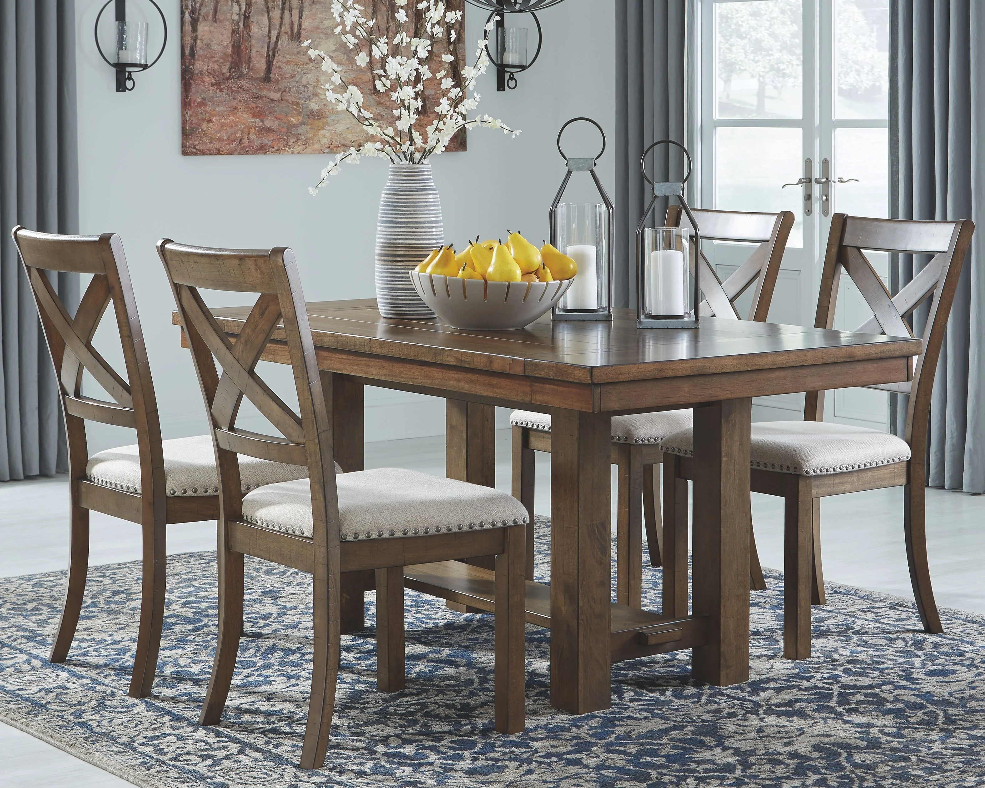 Moriville - Rectangular Dining Room Extension Table - Grayish Brown - Image 2