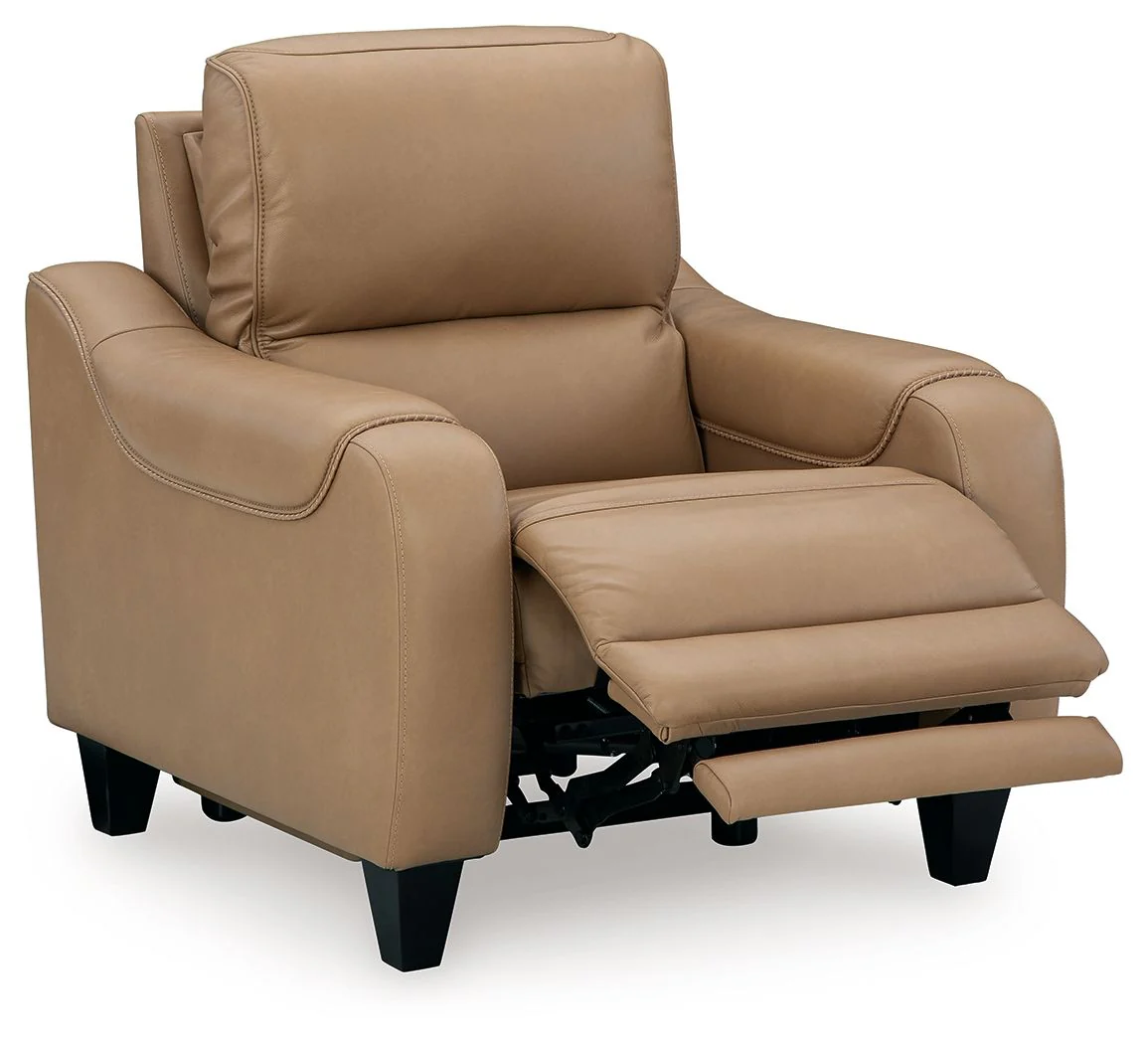 Mosswell - Power Recliner With Adj Headrest - Toffee - Image 3