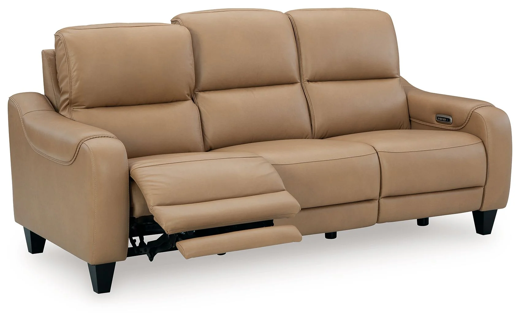 Mosswell - Power Reclining Sofa With Adj Headrest - Toffee - Image 3