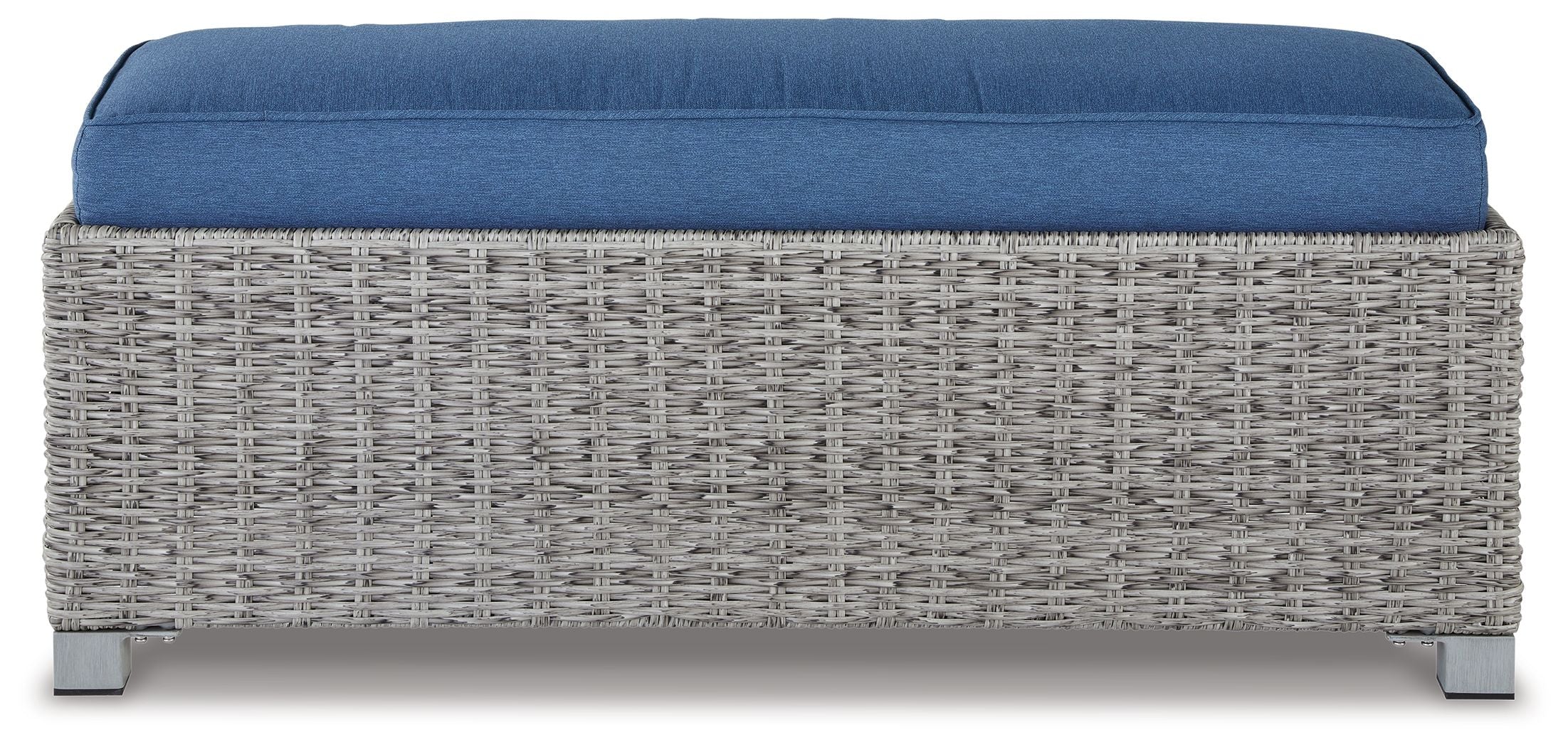 Naples Beach - Bench with Cushion - Light Gray - Image 3