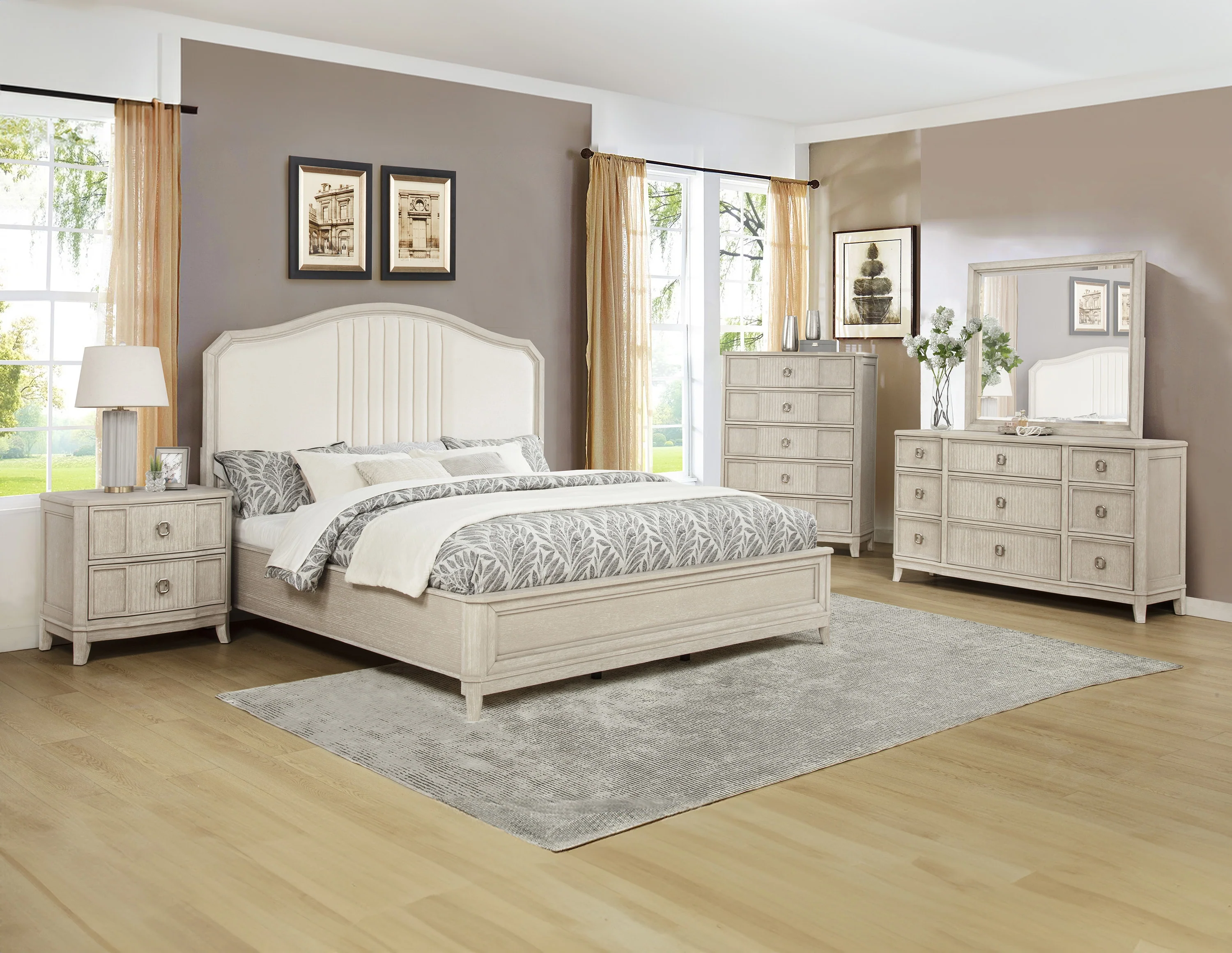 Naploi Bedroom Suites in King or Queen Size