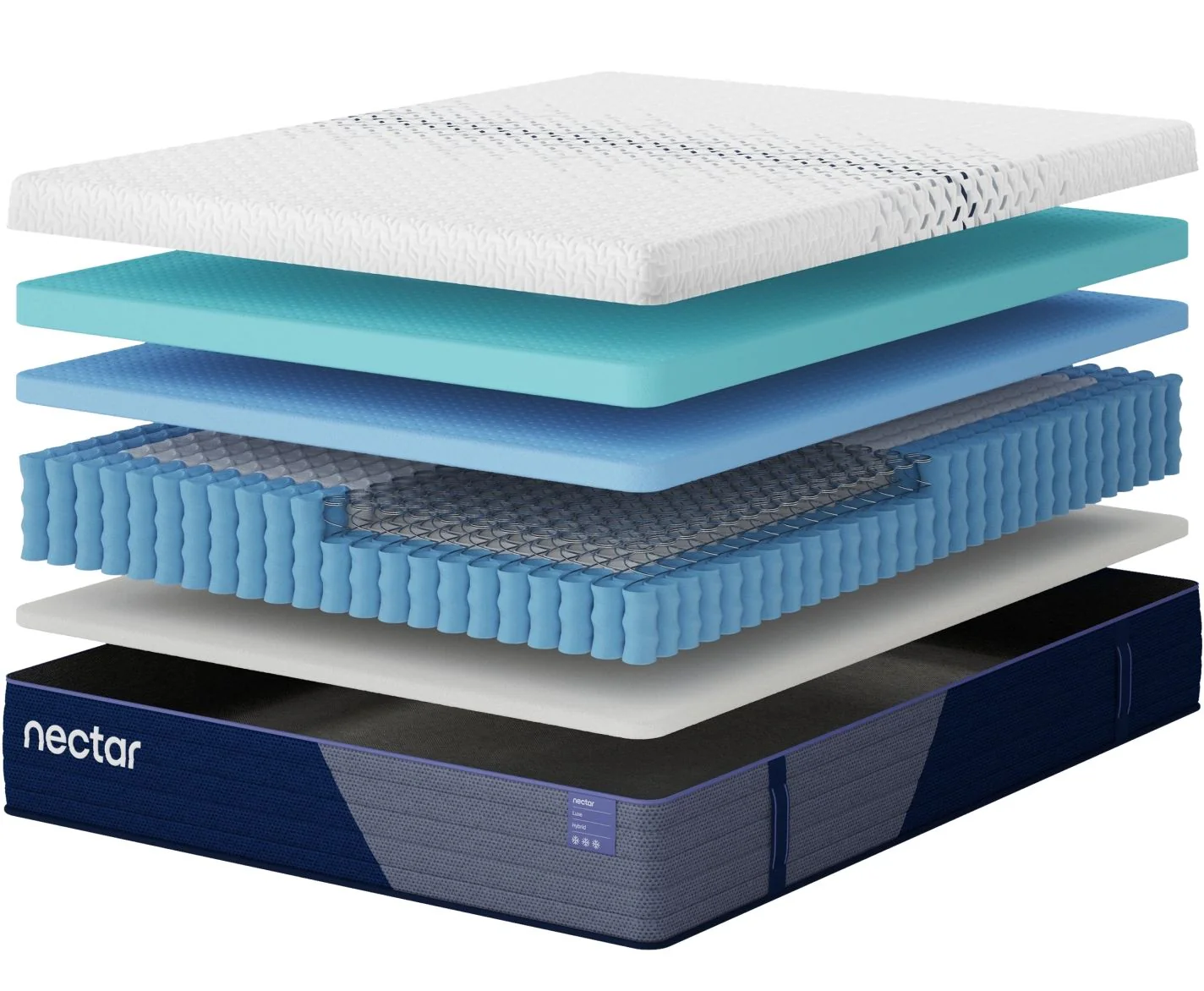 Nectar Luxe Hybrid - White - Mattress - Image 3
