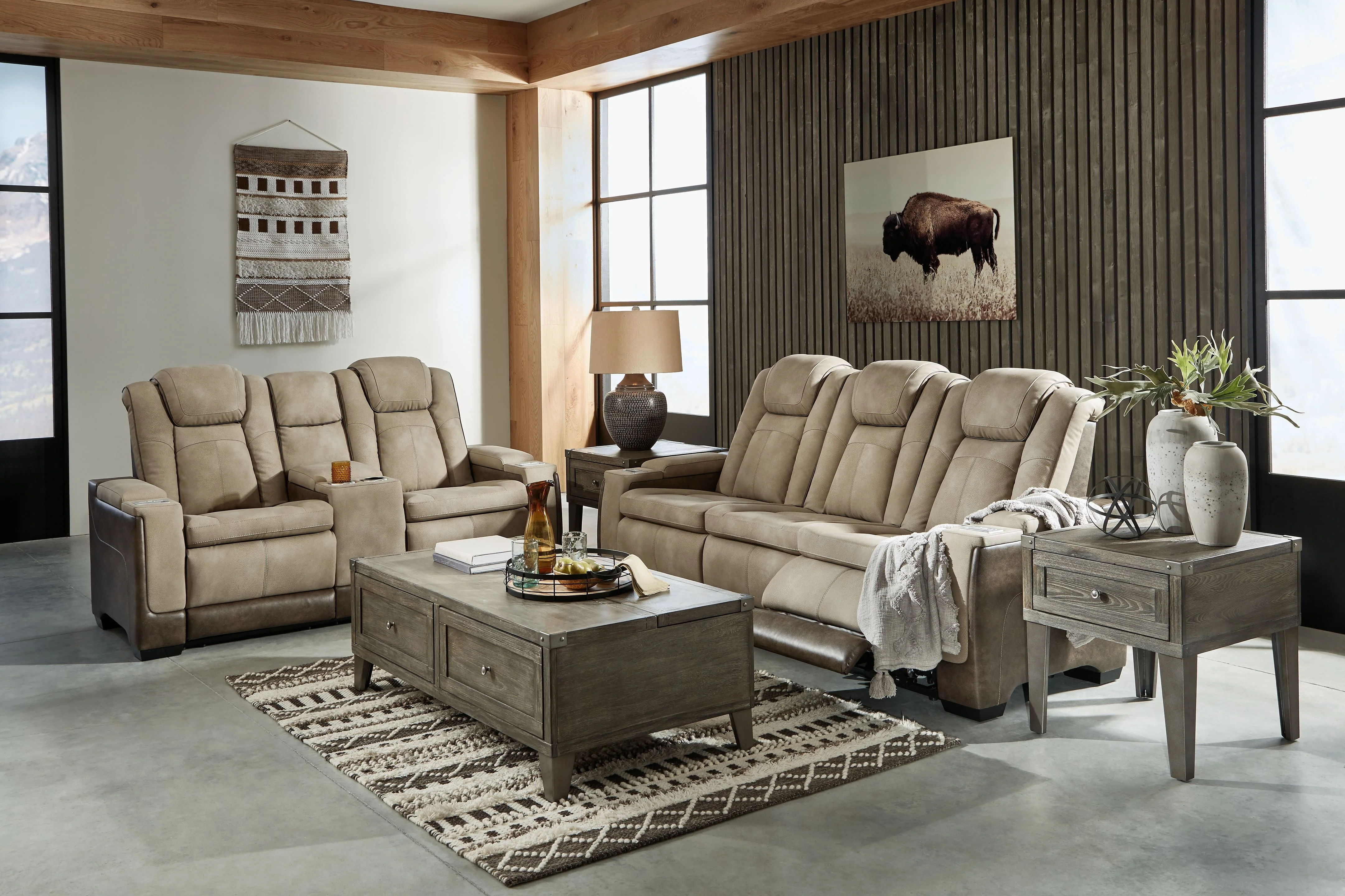 Next-Gen Durapella - Power Reclining Living Room Set - Image 11