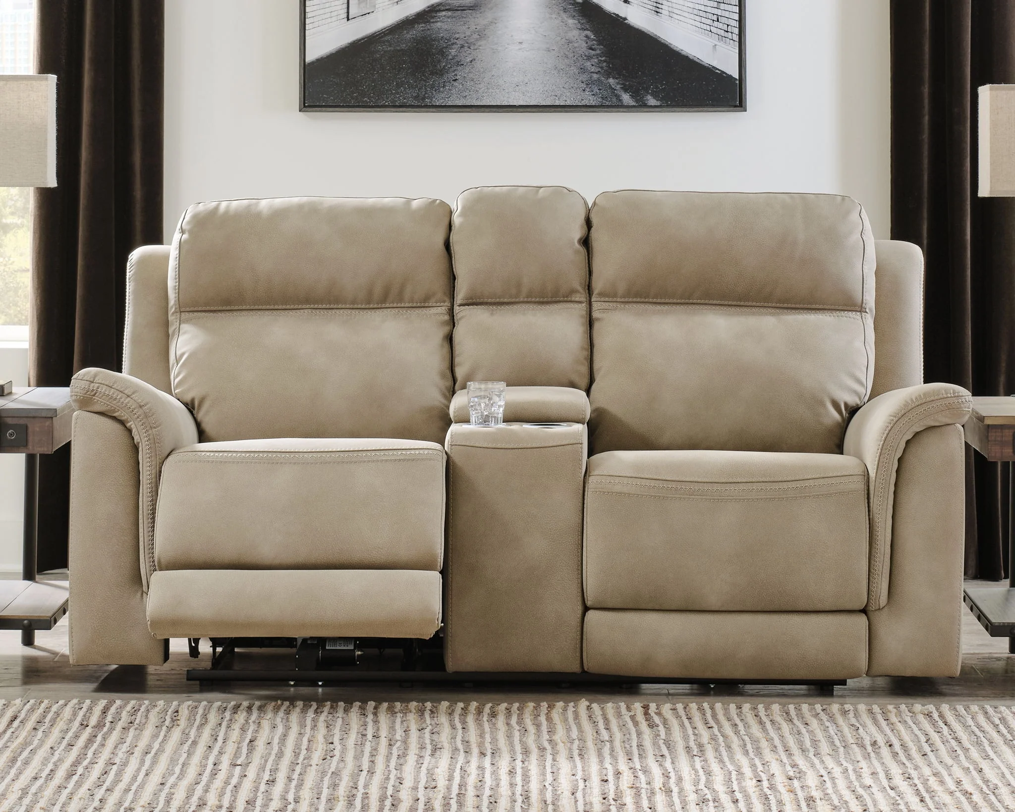 Next-Gen Durapella - Reclining Power Loveseat With Console - Image 7