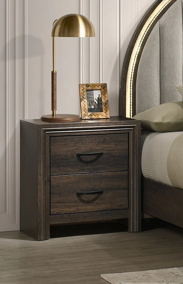 Noreen 2 Drawer Nightstand