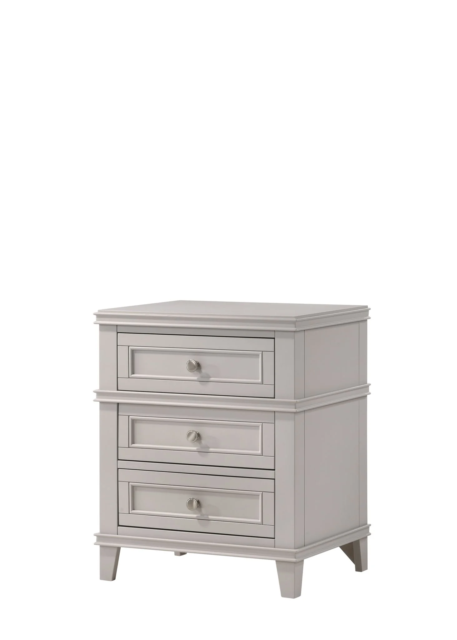 Nova II - 3 Drawer Nightstand With USB - Image 2