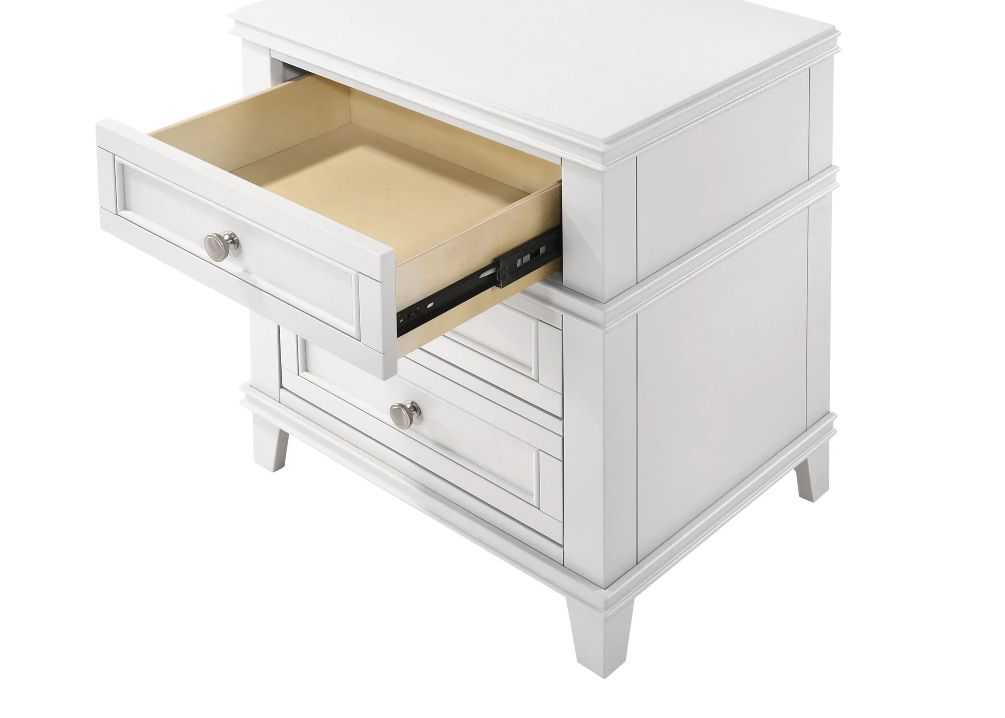 Nova II - 3 Drawer Nightstand With USB - Image 3