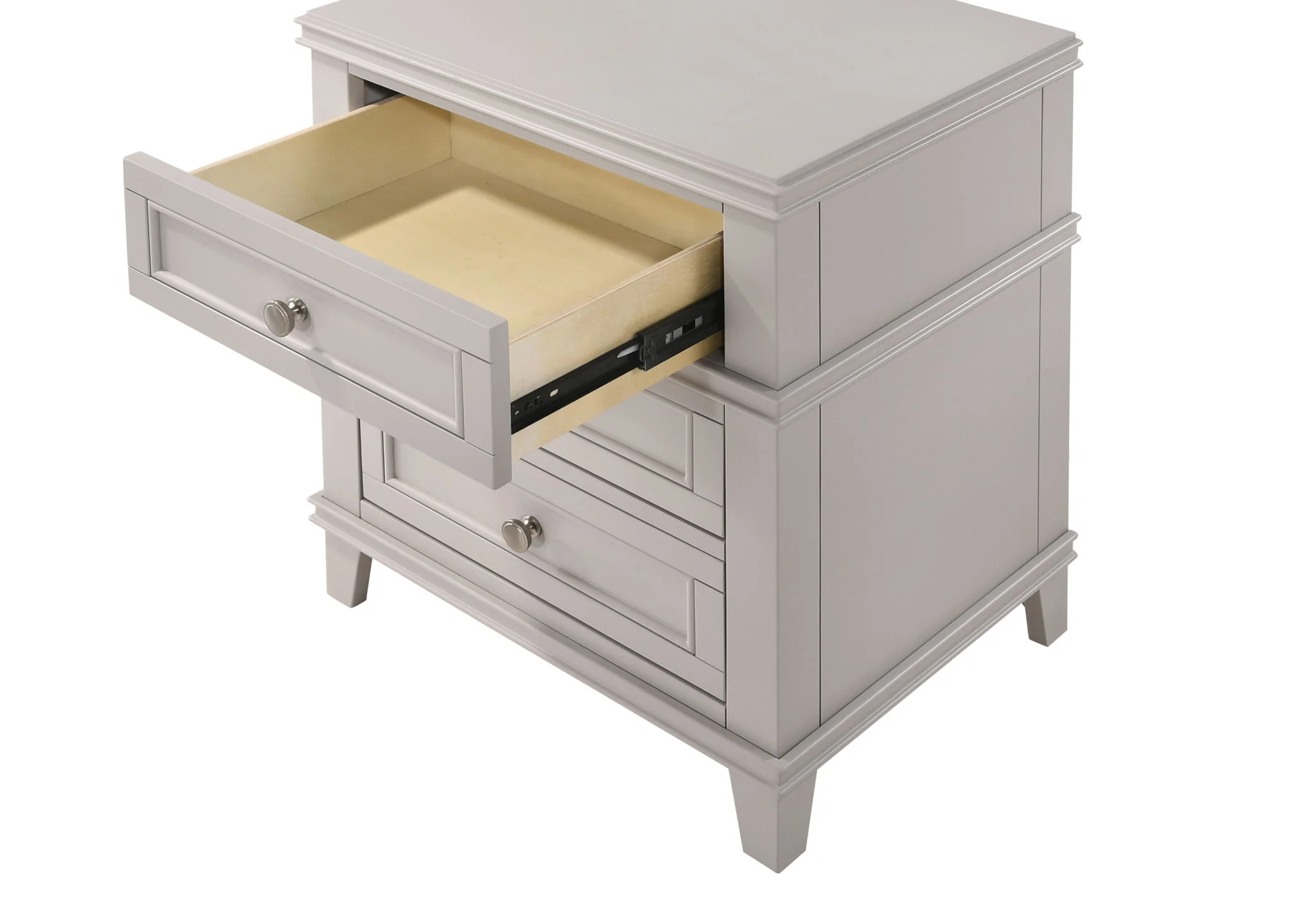 Nova II - 3 Drawer Nightstand With USB - Image 7