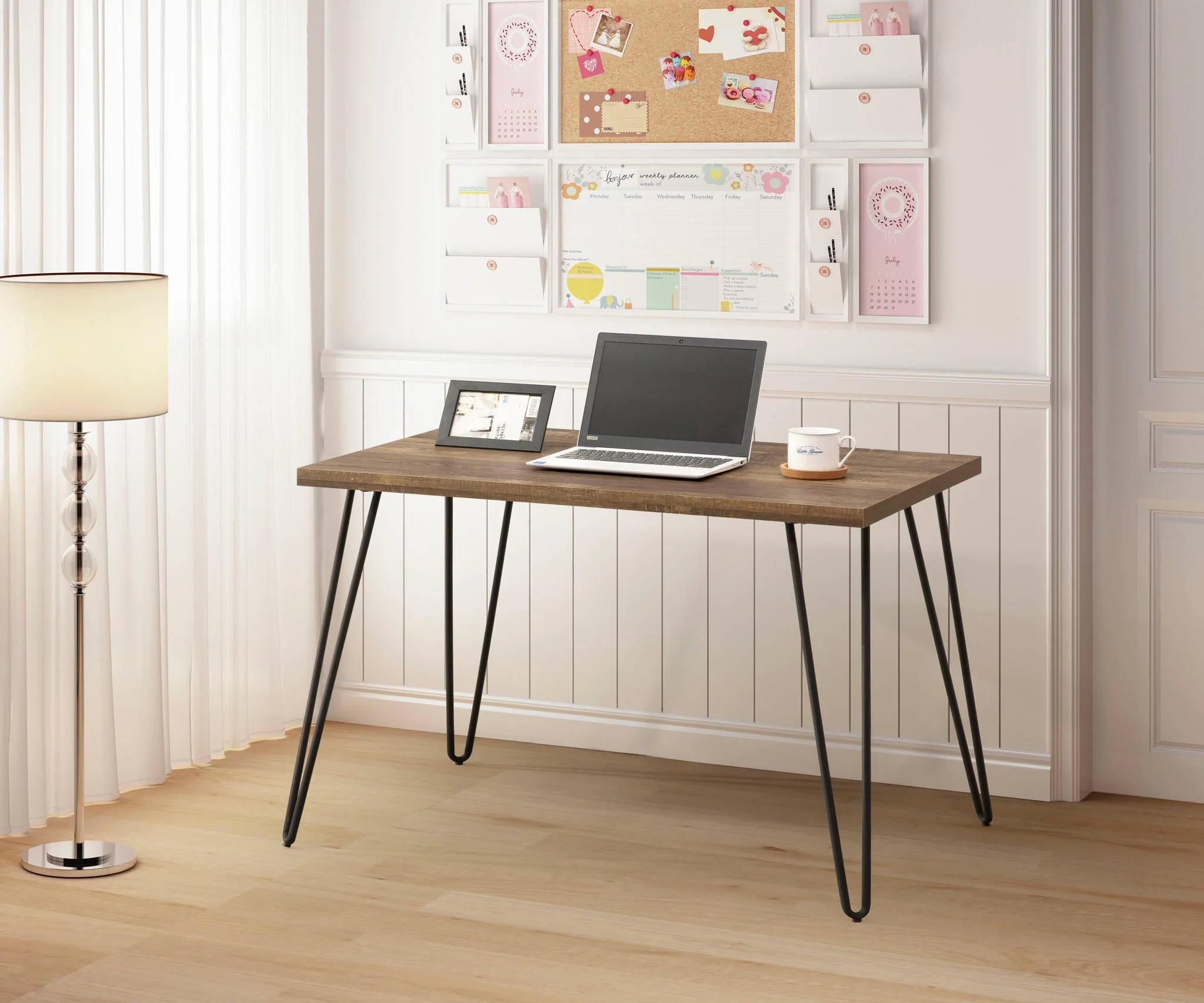 Oak Desk - Rustic - Image 4