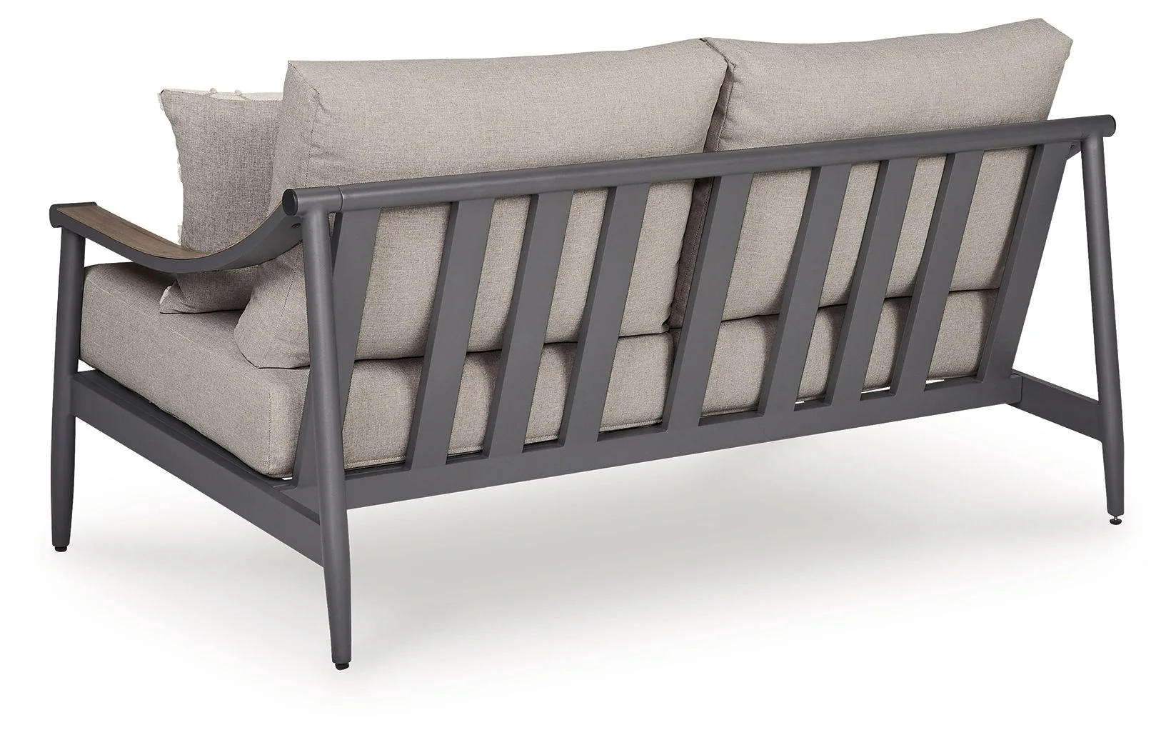 Ocean Beach - Loveseat With Cushion - Gray - Image 2